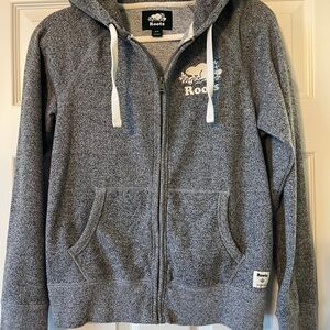 Roots Gray Zip-Up Hoodie + Sweatpants Set
